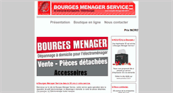 Desktop Screenshot of bourges-menager-service.fr